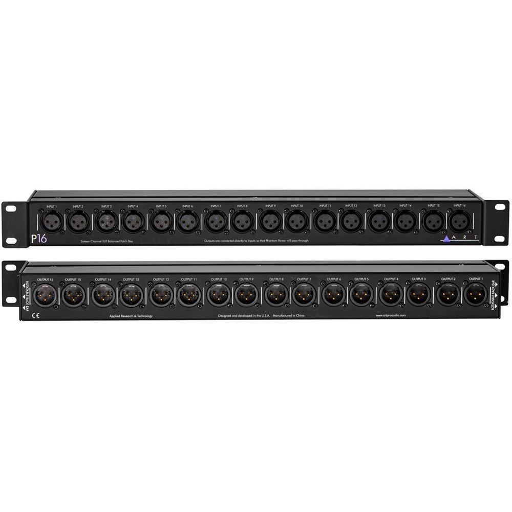 ART P16 XLR Patch Bay Patchbays Accessories Studiospares