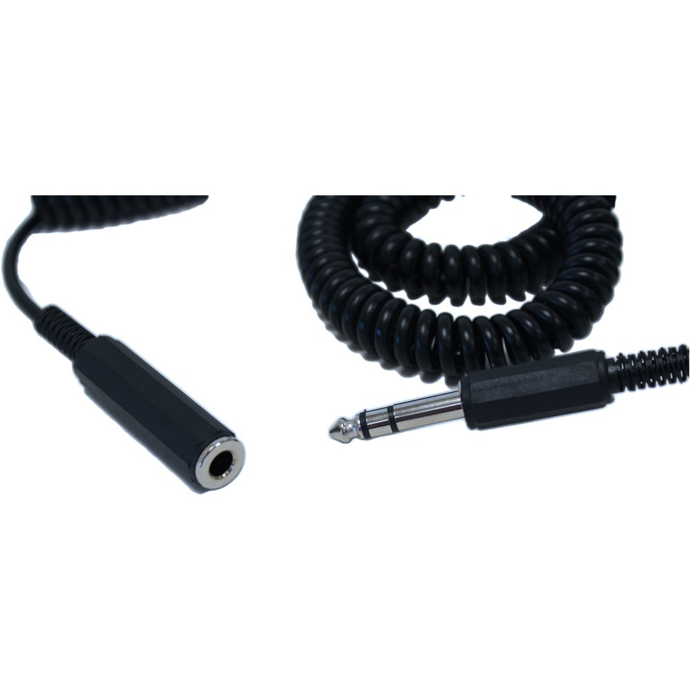 Headphone Extension Coiled 6M Leads Headphone Cables & Leads