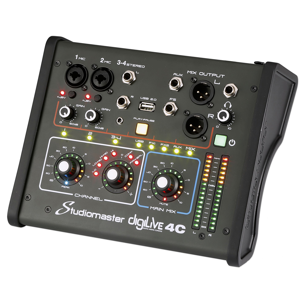 Studiomaster Digilive4C Compact Digital Mixer Digital Mixers Studio