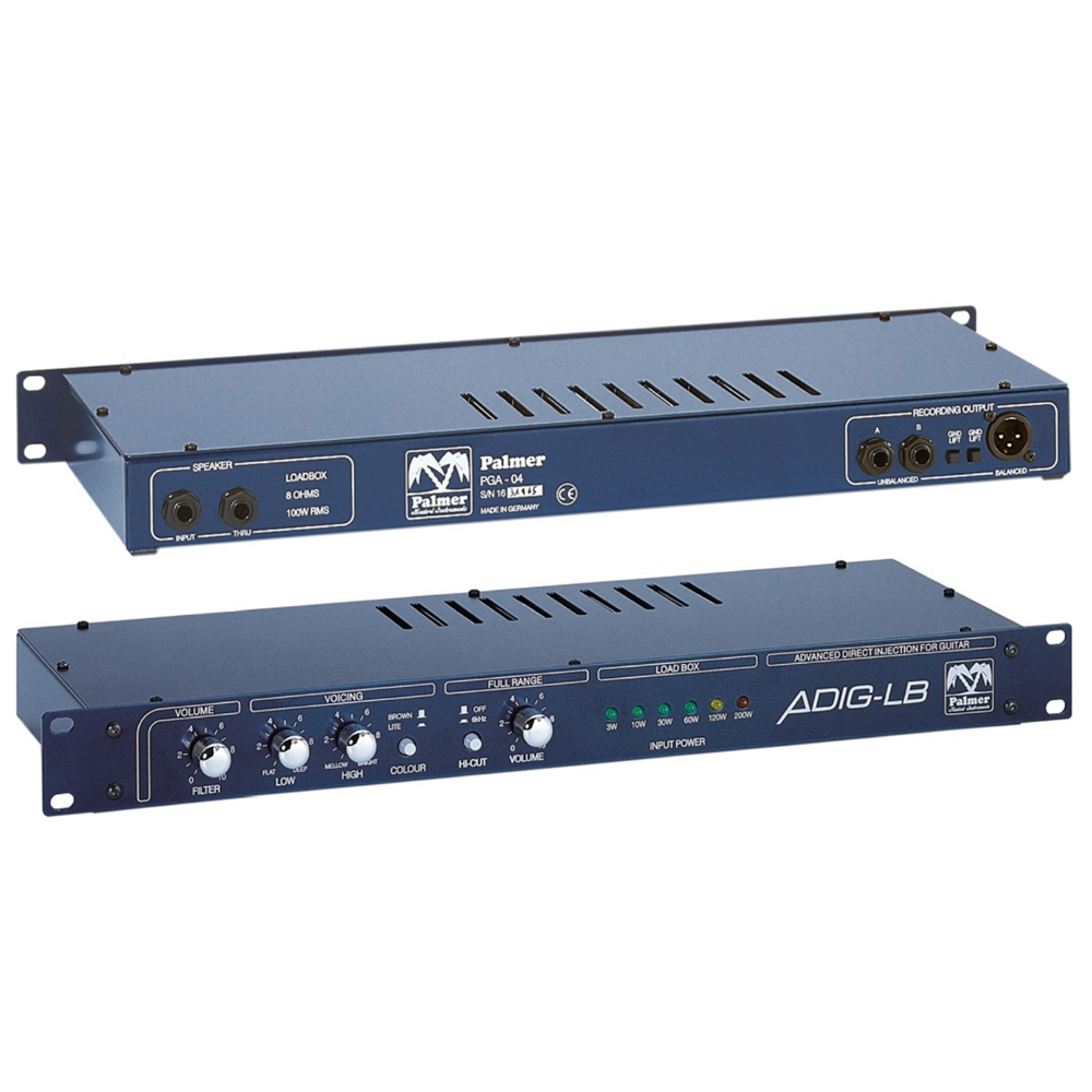 Palmer PGA04 SpeakerSimulator ADIGLB with Loadbox Signal Interfaces